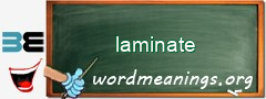 WordMeaning blackboard for laminate